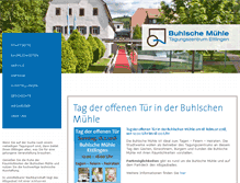 Tablet Screenshot of buhlsche-muehle.de